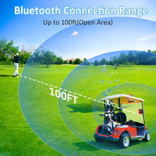 Load image into Gallery viewer, Sportkee Golf Cart Bluetooth Speaker Magnetic Portable Wireless Speaker with Loud Stereo Sound Bass Boost 20 Hours Play IPX7 Waterproof TWS &amp; SD Card Function Golf Cart Accessories Golf Gifts(Storage Case)
